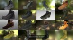 16 low poly boots