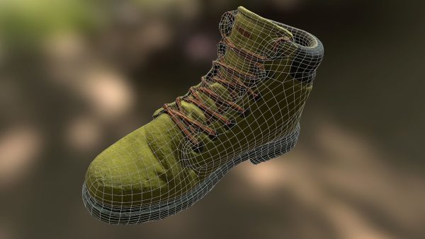 16 low poly boots