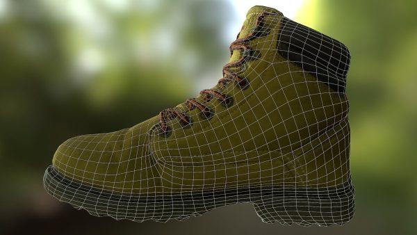 16 low poly boots