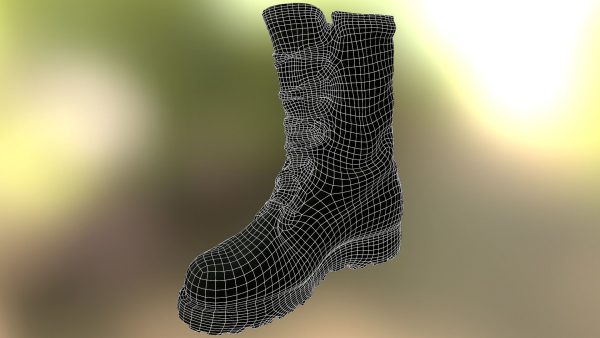 16 low poly boots