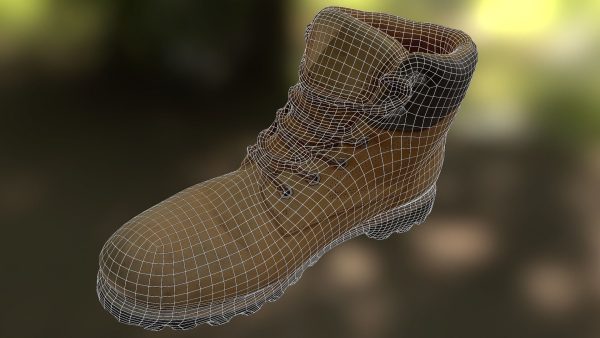 16 low poly boots