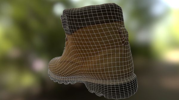 16 low poly boots