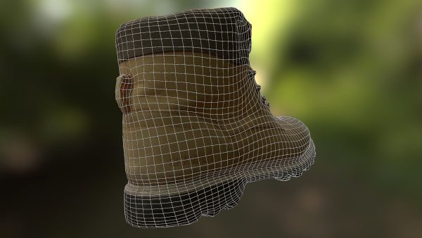 16 low poly boots
