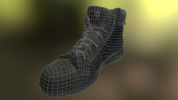 16 low poly boots