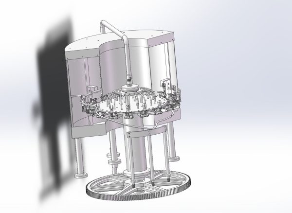 18 head rotary filling machine