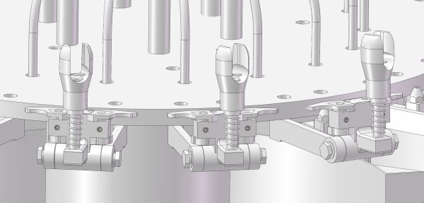 18 head rotary filling machine