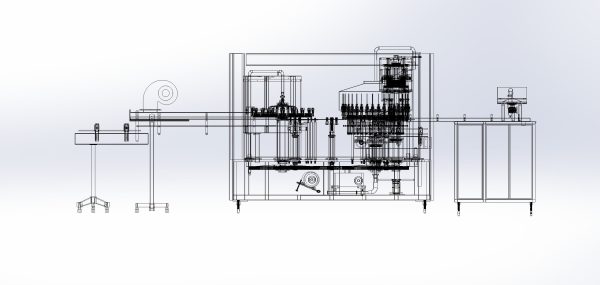 18 head rotary filling machine