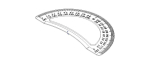 180 Degree Protractor 15cm