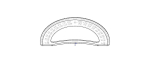 180 Degree Protractor 15cm