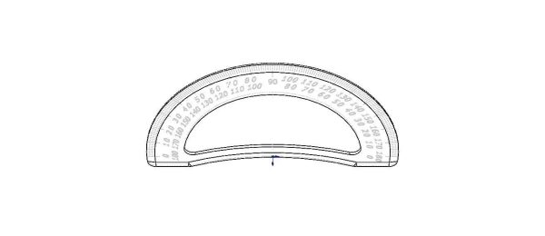 180 Degree Protractor 15cm