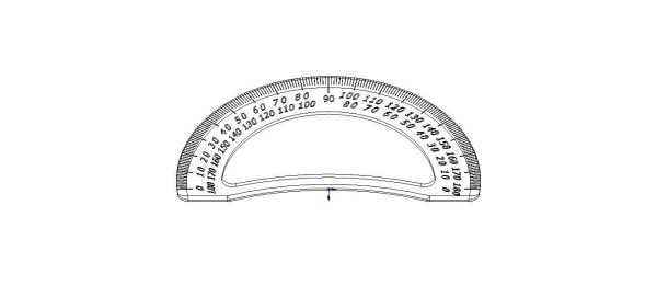 180 Degree Protractor 15cm