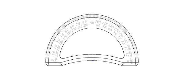180 Degree Protractor 15cm
