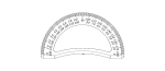 180 Degree Protractor 15cm