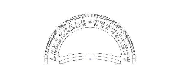 180 Degree Protractor 15cm