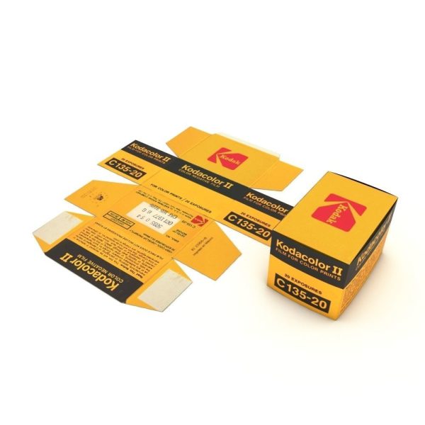 1977 Kodacolor II C 135-20 Color Negative Film Box