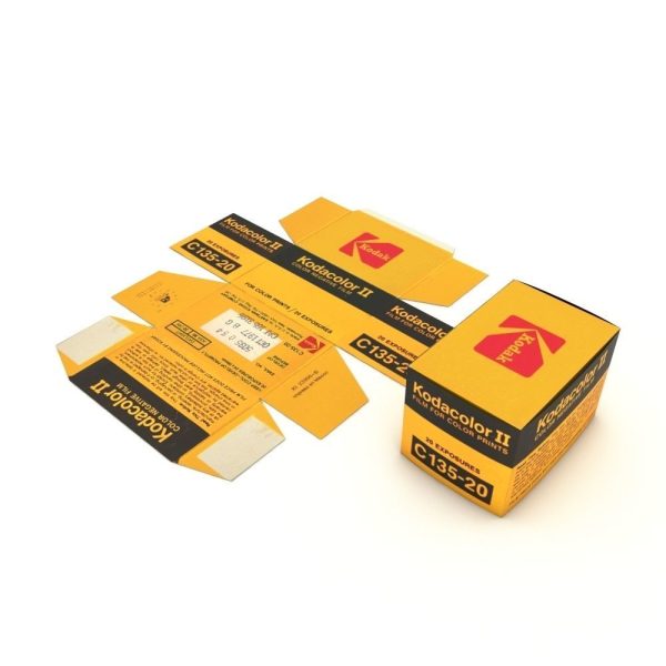 1977 Kodacolor II C 135-20 Color Negative Film Box