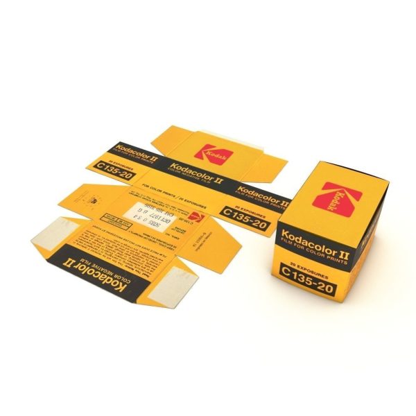 1977 Kodacolor II C 135-20 Color Negative Film Box