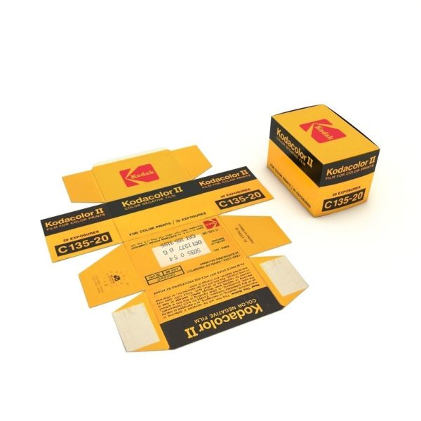 1977 Kodacolor II C 135-20 Color Negative Film Box