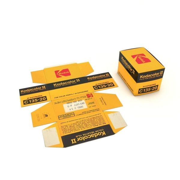 1977 Kodacolor II C 135-20 Color Negative Film Box