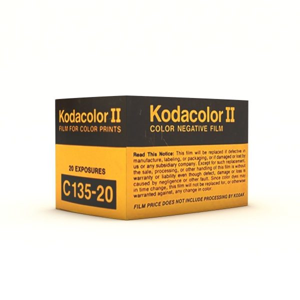 1977 Kodacolor II C 135-20 Color Negative Film Box