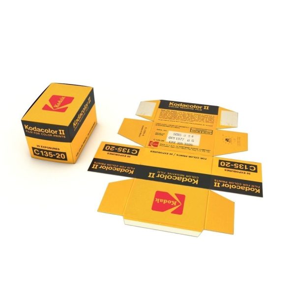 1977 Kodacolor II C 135-20 Color Negative Film Box