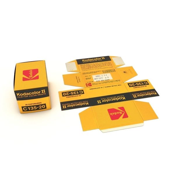 1977 Kodacolor II C 135-20 Color Negative Film Box