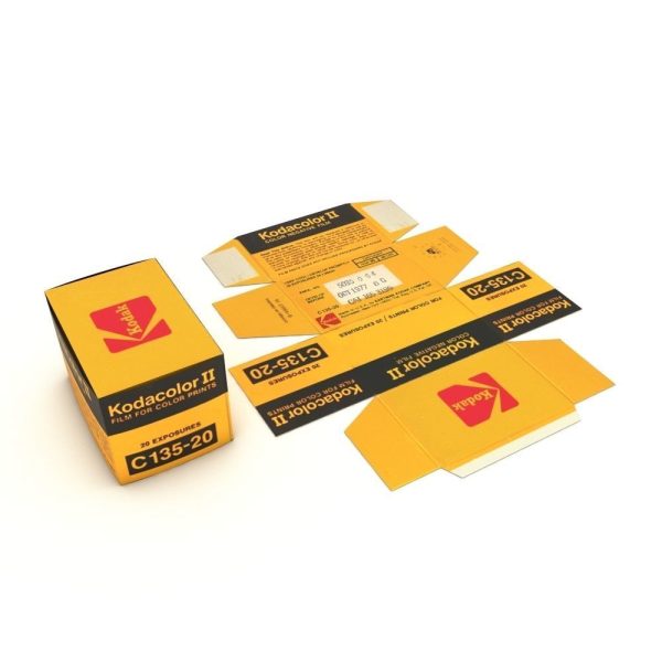 1977 Kodacolor II C 135-20 Color Negative Film Box