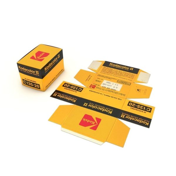 1977 Kodacolor II C 135-20 Color Negative Film Box