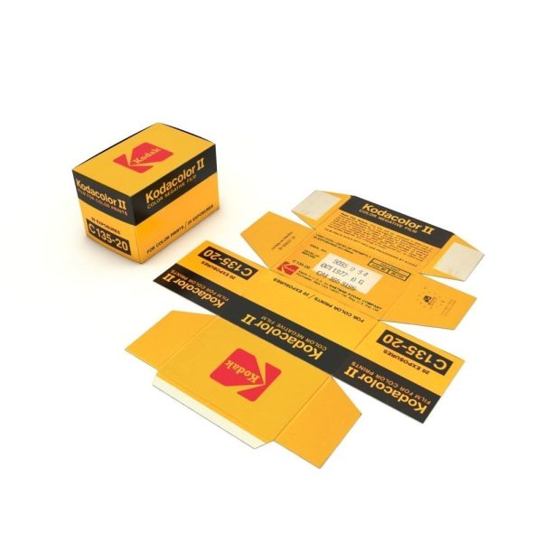 1977 Kodacolor II C 135-20 Color Negative Film Box