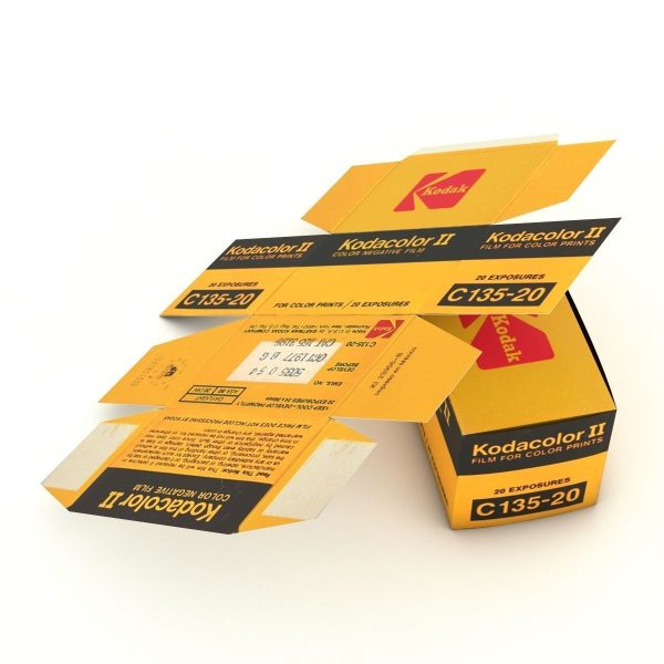 1977 Kodacolor II C 135-20 Color Negative Film Box