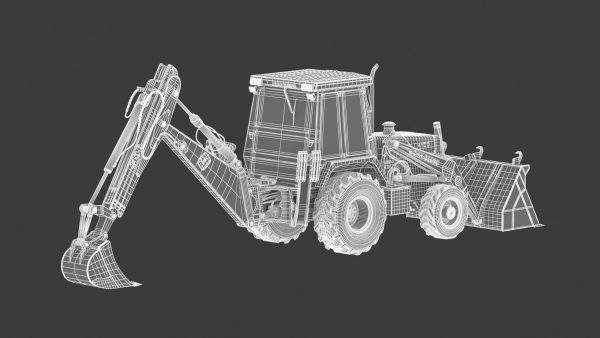 1995 John Deere 410D Backhoe