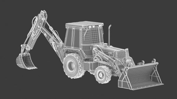 1995 John Deere 410D Backhoe