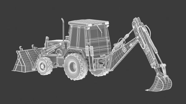 1995 John Deere 410D Backhoe