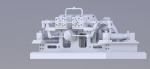 2 CYLINDER HORIZONTAL STEAM ENGINE OF THE MONITOR TYPE