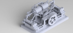 2 CYLINDER HORIZONTAL STEAM ENGINE OF THE MONITOR TYPE