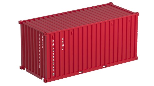 20 ft Container Red