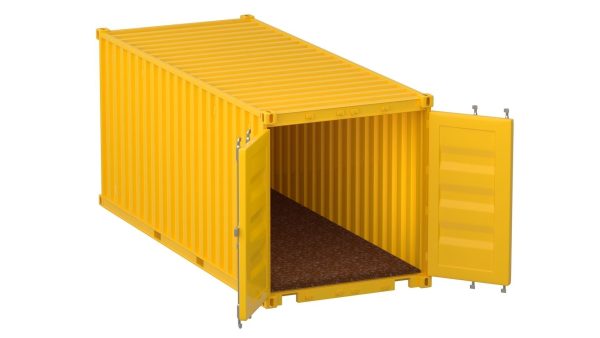 20 ft Container  Yellow