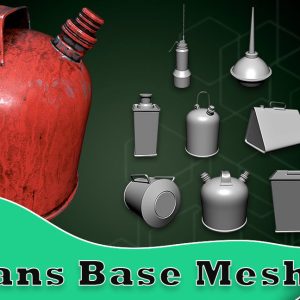 20 Oil Cans Base Mesh Vol 2