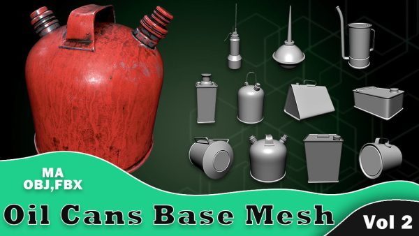 20 Oil Cans Base Mesh Vol 2