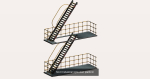 20 sci-fi and industrial platform stair pack