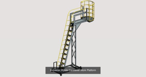 20 sci-fi and industrial platform stair pack