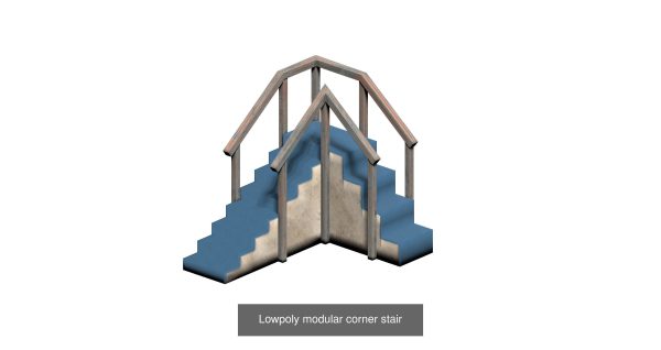 20 sci-fi and industrial platform stair pack