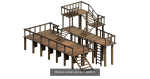 20 sci-fi and industrial platform stair pack