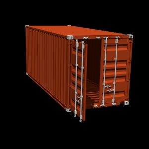 20ft high cube shipping container
