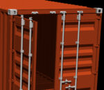 20ft high cube shipping container