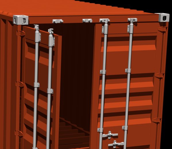 20ft high cube shipping container