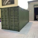 20FT SHIPPING CONTAINER 7MM SCALE O GAUGE MODEL RAILWAY
