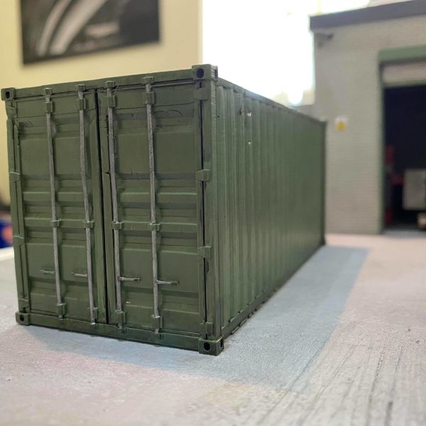 20FT SHIPPING CONTAINER 7MM SCALE O GAUGE MODEL RAILWAY