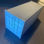20FT SHIPPING CONTAINER 7MM SCALE O GAUGE MODEL RAILWAY