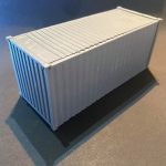 20FT SHIPPING CONTAINER 7MM SCALE O GAUGE MODEL RAILWAY